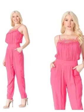 Ramy Brook Ivy NWT ruffled sleeveless jumpsuit